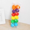 TOYANDONA 24pcs Plastic Easter Eggs Colorful Blind Bags Empty Shells
