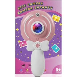 Princess Magic Wand Camera for Girls Age 3-12 | Kids Digital Camera, 48MP 1080P HD Video, Selfie Mode & 28 Fun Frames | Birthday for Toddlers(Pink) (Pink)