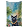 Schipperke Luau Kitchen Towel