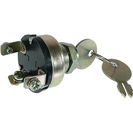 Total Power Parts 240-22138 Ignition Switch Compatible with/Replacement for Massey Ferguson 35, 50, TE20, TEA20, TO20, TO30 Models 180681M93, 9621-01, SSW2850 Tractors