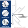NearMoon Adjustable Shower Arm, Shower Extension Arm Universal Connection, Rise