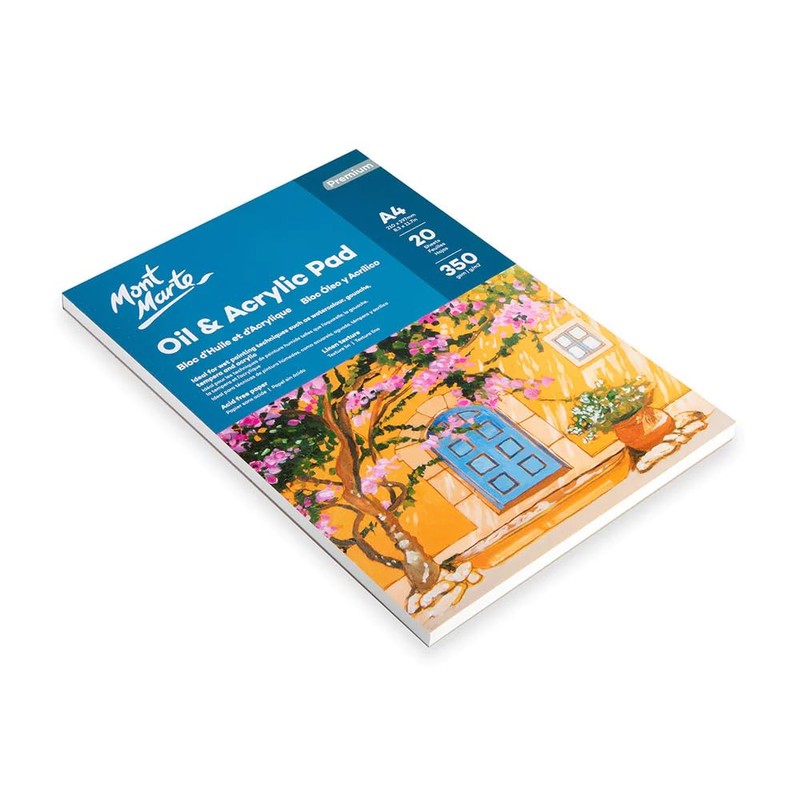 Mont Marte Acrylic Paper A4 – Premium Oil and Acrylic