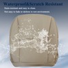 NLQR Front Passenger Side Bottom Seat Cover Tan Replacement Microfiber
