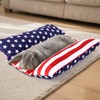 PETKNOWS 15.7X14 Inch Rabbit Bed, Padded Concave Bed for Small