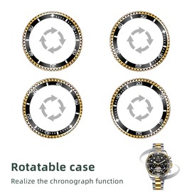 OLEVS Automatic Watches for Men Self Winding Classic Designer Tourbillon Stainless Steel Waterproof Luminous Male Wrist Watches (Gold and Black)