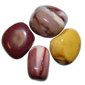 Mookaite Tumble Stones 100 g [German Import] – 8 – 12 Stones Beautiful Natural (2050)