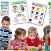 DOITOOL 12 Sheets English Learning Posters for Vibrant Educational Charts