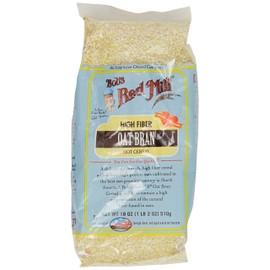 One 18 oz Bob's Red Mill Oat Bran Cereal