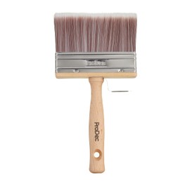 ProDec PBBB001 Block Brush for Rapid Painting with Emulsion,Masonry Paint,Woodstains Timber Treatment,Varnish on Indoor and Outdoor Walls,Ceilings,Sheds, Fences,Ideal for Rough Surfaces,Brown,4" 100mm