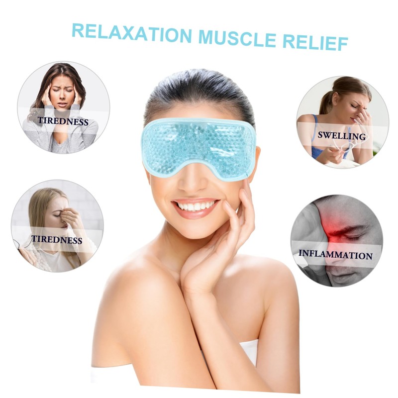Healeved 1pc Cold Compress Hot Compress Eye Mask Eye Shades