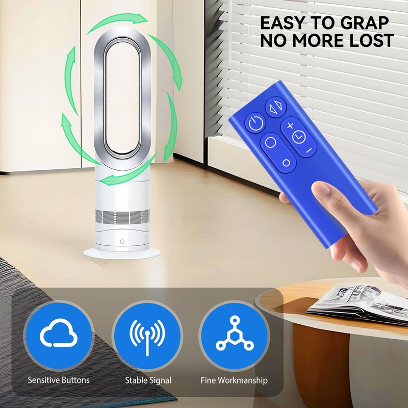 MOVHEIYL Replacement Remote Control Compatible for Dyson AM11 TP00 TP01