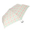 55cm Windproof Umbrella Madras Check Pink