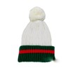 Mr Gadget's Solutions Beanie Ribbed Cable Knit Red Green Stripe