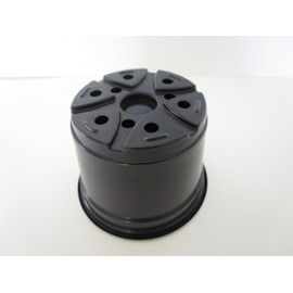 5" Diameter Black Plastic Nursery Pot by Landmark Plastics (100)