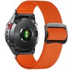 SumRioo 22mm QuickFit Wristband for Garmin Fenix 8/8 Solar 47mm/7 Pro/7/6 Pro/6/5/5 Plus/E, Elastic Nylon Wristbands for Garmin Tactic 8 47mm, Descent G2, Epix 2, Forerunner 965/955, Orange