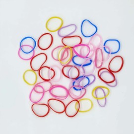 3200 Pcs Elastic Rubber Bands Small Hair Ties Hair Rubber Mini Hair Bands Hair Elastics Tiny Soft Holder Ponytails for Girls (Multicolor)