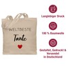 Shirtracer - Cotton Bag - Bags - Weltbeste Tante |