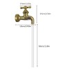 Decorative Metal and Plastic Faucet Fountain with Circulating Water, for
