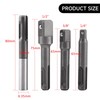 Kodrily 4Pcs SDS Plus Extension, 1/4" 3/8" 1/2" SDS Plus