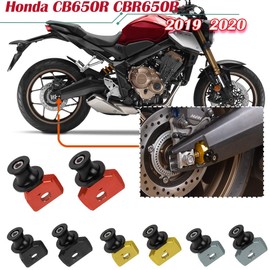 Motorcycle Rear Wheel Fork Axle Slider Swing Coils Stand Pick Up for CB650R CBR650R CB 650R CBR 650R CB 650 R CBR 650 R 2019 2020 2021 2022 2023 (Black)