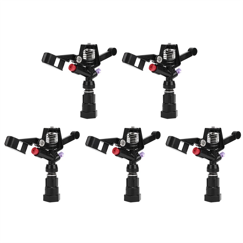 5Pcs 3/4in DN20 Female Thread Rotating Sprinkler Rocker Nozzle for