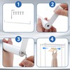 Threehoney Expandable Closet Rod for Wire Shelf Hanging Clothes Adjustable