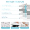 STICKGOO 10-Sheet Peel and Stick Backsplash, PVC Backsplash Tile, Herringbone
