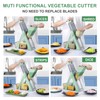 ZTQCSQ Upgraded version Mandoline Slicer for Kitchen &Safe Veggie Chopper
