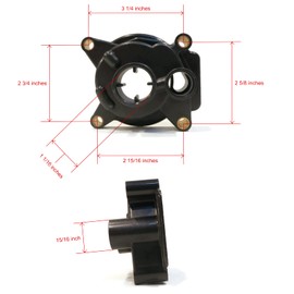 The ROP Shop Water Pump Kit for 1988 Johnson 40 HP J40ELCCS, J40RCCS, J40RLCCS, J40TECCS Boat