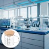 YOKIVE Glass Beaker with Wood Lid, Laboratory Use Liquid Measuring