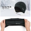 MELASA Winter Helmet Liner Skull Cap for Men Women, Fleece