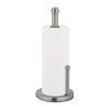 Relaxdays Standing Kitchen Roll Holder, Stainless Steel, Roll Holder with