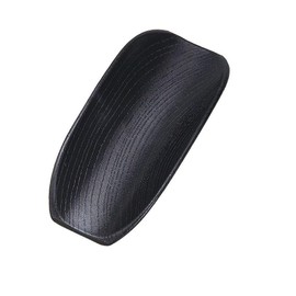 LUCKYBEE Hot Towel Holder, Wood Grain Hot Towel Holder, Hot Towel Tray, Hot Towel Rest, Black, Set of 5 (Black)