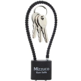 Cable Gun Locks with Keys Simple Operation 8.5" Compatible with Pistols, Handguns, Rifles, and Shotguns, Home and Storage for Firearm Locking and Safety 1PC