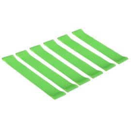 PATIKIL 0.35mm Thick Chair Bands for Classroom, 6 Pack Latex Flexible Stretchable Fidget Foot Bands Strips for Chair Seats Desk, Green