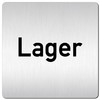 Türschilder24 XXL Door Sign 125 x 125 mm Bearing 1.5 mm Aluminium Solid Material 100% Made in Germany