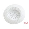 Dzina SINKSTRAINER Sink Strainer/Drain Hair Catcher Set, Plastic, Pack of