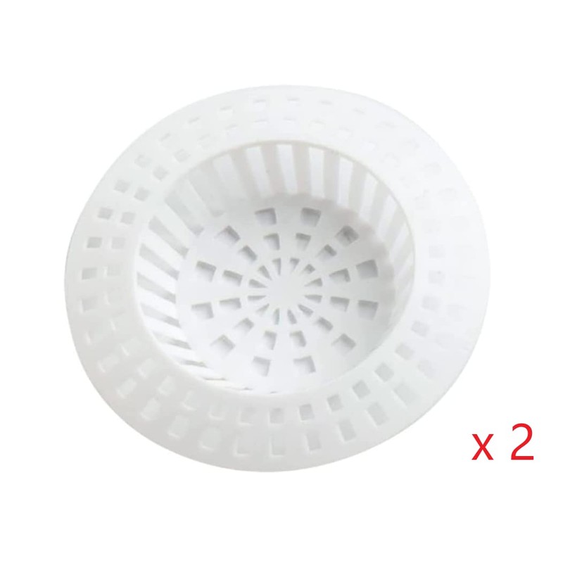 Dzina SINKSTRAINER Sink Strainer/Drain Hair Catcher Set, Plastic, Pack of