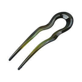 Nakanoya AMUP29 (03) U Pin, Plastic, Resin, U-shaped Comb, Hair Fork, Hairpin, Kimono, Yukata, Tortoise Shell Pattern, Marble, Squishy, U-Shaped, U Shape, U Shape, U Shape, U Shape, Wave, Twist, Twist