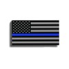 Blue LINE American Flag Subdued Sticker Decal Lives Matter -