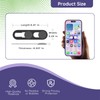 Front Camera Cover Compatible for 16 Pro Max/16 Pro /16Plus/16/15/15Plus/15