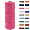Macrame Yarn 2 mm, Macrame Yarn Rose Red, Macrame Cotton