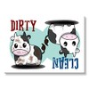 Cow Clean Dirty Dishwasher Magnet
