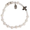 White Jade 6mm Rosary Bracelet