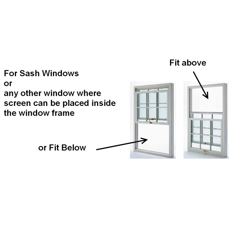 Frost King, AWS1045 WB Marvin Adjustable Window Screen, 15" high,