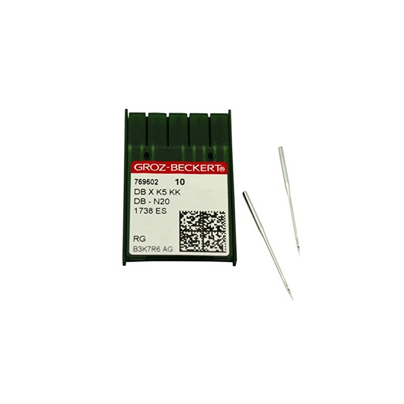10Pk. Groz-Beckert DBXK5 KK Embroidery Needles for 3D Embroidering-Size 90/14