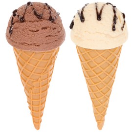 TOYMYTOY Ice Cream, Food Samples, Model, Eat Samples, Display, Pretend Play, Pretend Toy, Display, Promotions, Goods, Photo Tools, Decoration, Desktop Topper, 2 Pieces