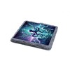 Octopus Wave Design Slate Coaster with Vibrant Cosmic Artwork (slco-kf25-6272)