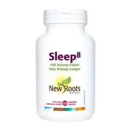 New Roots Herbal - Sleep8-120 capsules - Fall Asleep Faster Stay Asleep Longer