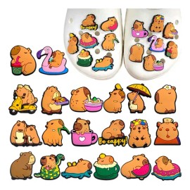 20 Pines Colgantes Zapatos Capibara Para Accesorios Zapatos Alfileres Capibara Para Zapatos Para Chanclas